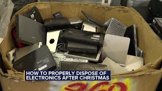 How to properly dispose of electronics after Christmas