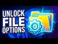 How to Open File Explorer Options in Windows 11 or 10