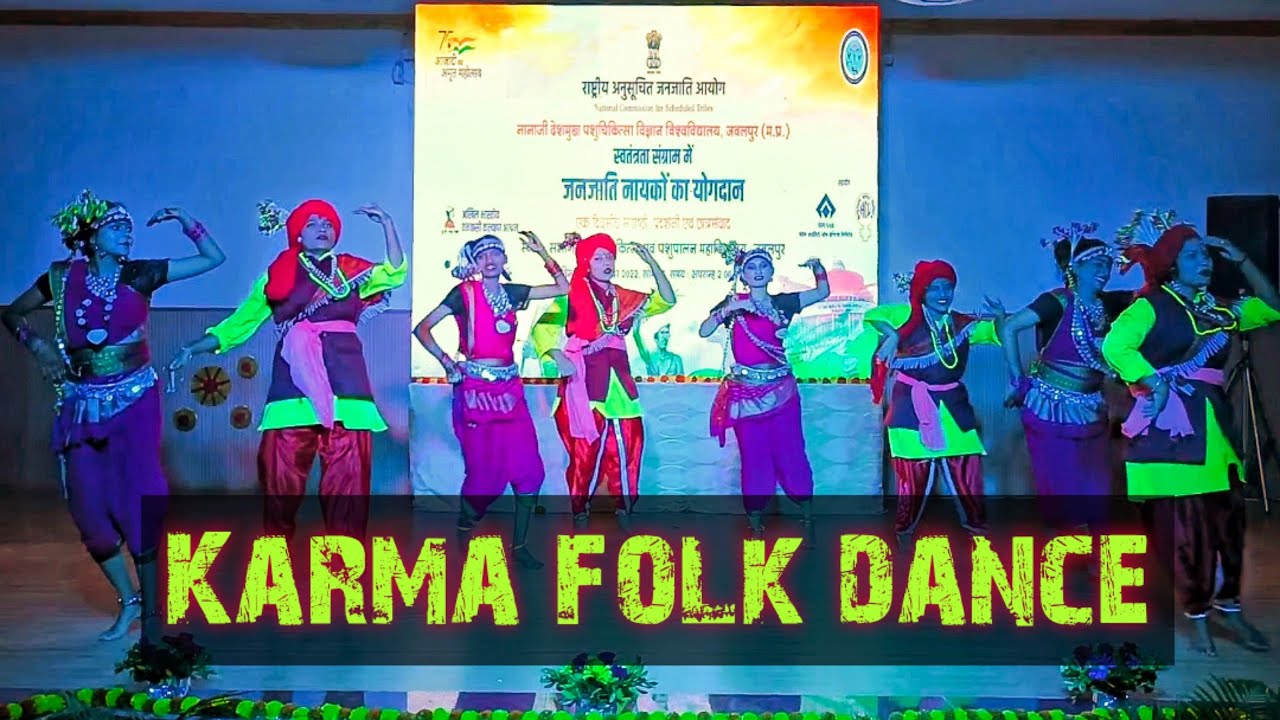 Karma Folk Dance Veterinary College Jabalpur LokRaag Samiti