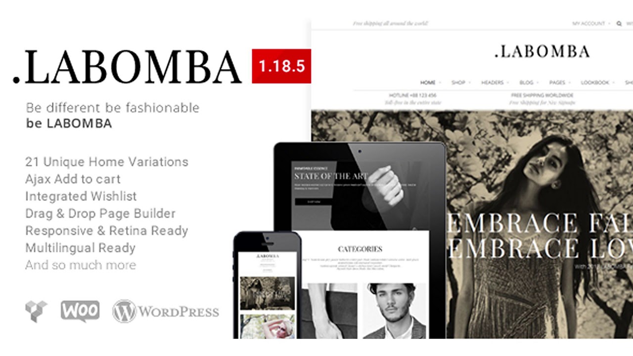 Labomba - Responsive Multipurpose WordPress Theme | Themeforest Website ...