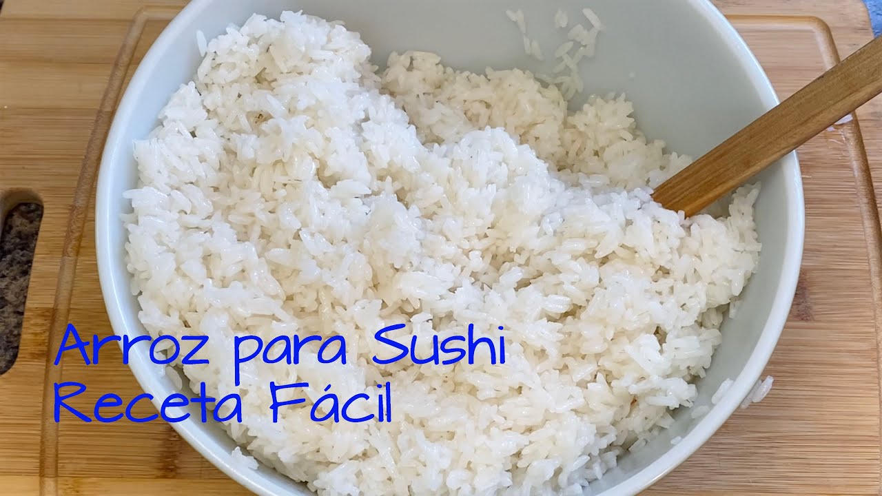 ARROZ PARA SUSHI receta muy fácil y en español. 