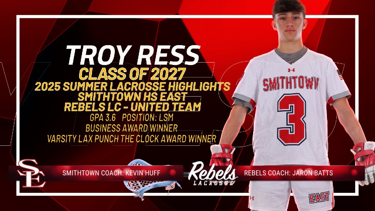 Troy Ress - 2025 Summer Lacrosse Highlights