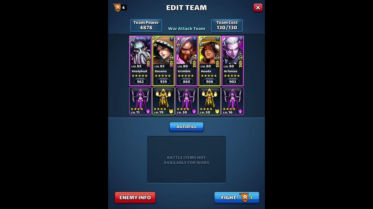 Empires & Puzzles IFC Undead Horde war vs Pint of Fun! YouTube