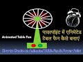 How to Make Animated Fan using Power Point || How to Create Table fan in Powerpoint ||#ytshort