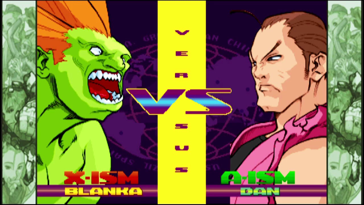 Street Fighter Alpha 3(Zero 3) Expert difficulty Jimmy Carlos(Blanka) 2:0  Playthrough 