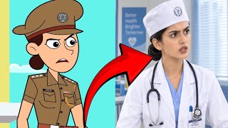 Little Singham all character in doctor life ll😱ll 4k version all character  screenshot 5