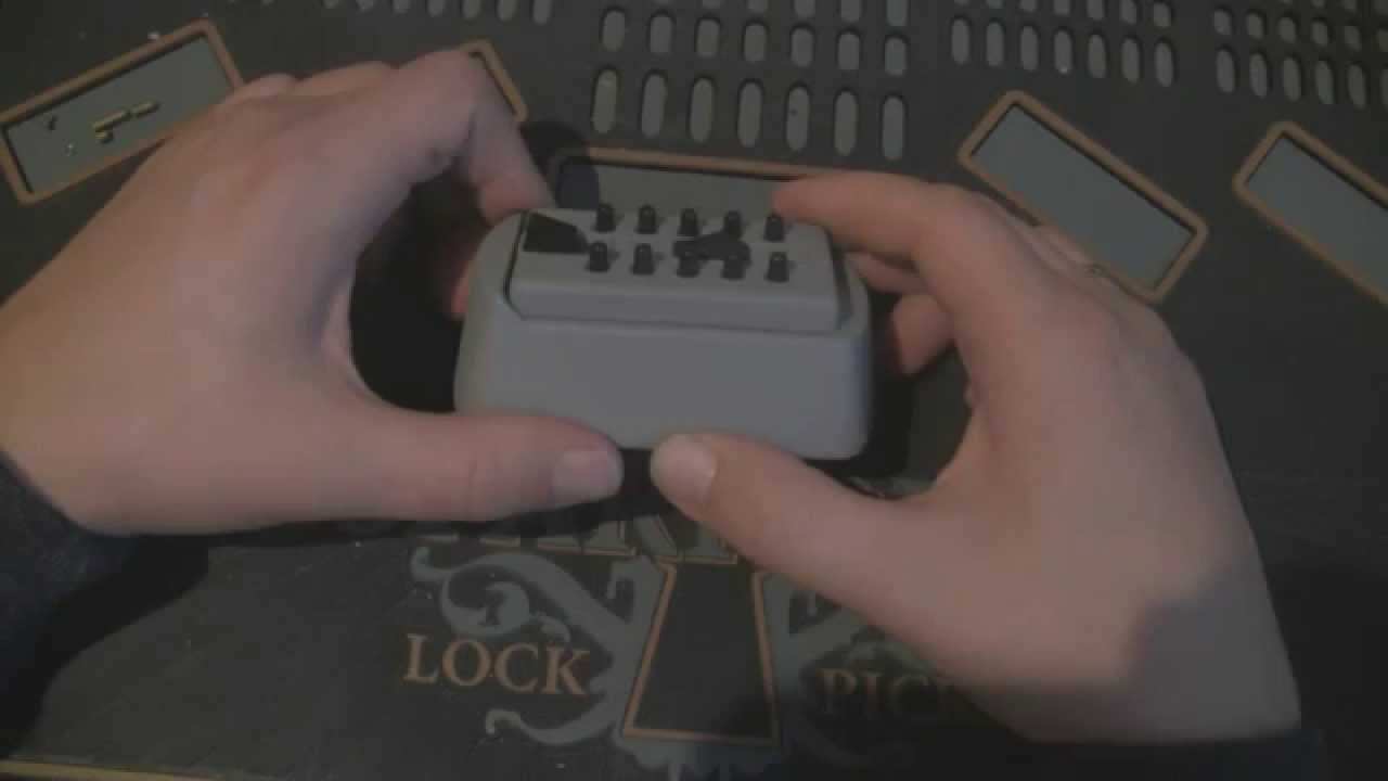 Decoding A Push Button Key Cabinet Youtube