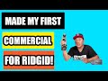 Made My First Commercial Video For Ridgid  Compact Drill
