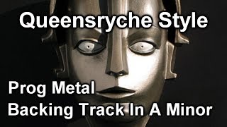 Video thumbnail of "Prog Metal Backing Track In A Minor"