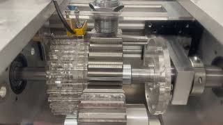 Self-repair of a gearbox - research test rig