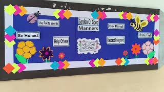 Full Classroom Decoration Ideas for Kids | Good Manners Theme Board #backtoschool #classroomdecoration  Guide