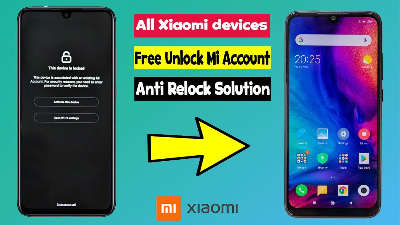 Redmi 6 Mi Account Unlock