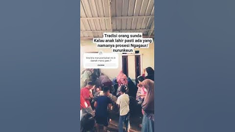Tradisi Sunda ngagaur /nurunkeun #music #tradisional #tradisisunda
