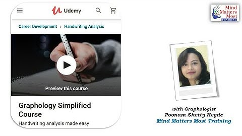 PRESSURE in Handwriting Analysis ( Graphology Simplified Udemy course- Preview video lesson)