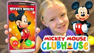 Calling Mickey Mouse in Real Life *OMG* He Answered!!! Calling Disney Clubhouse Characters