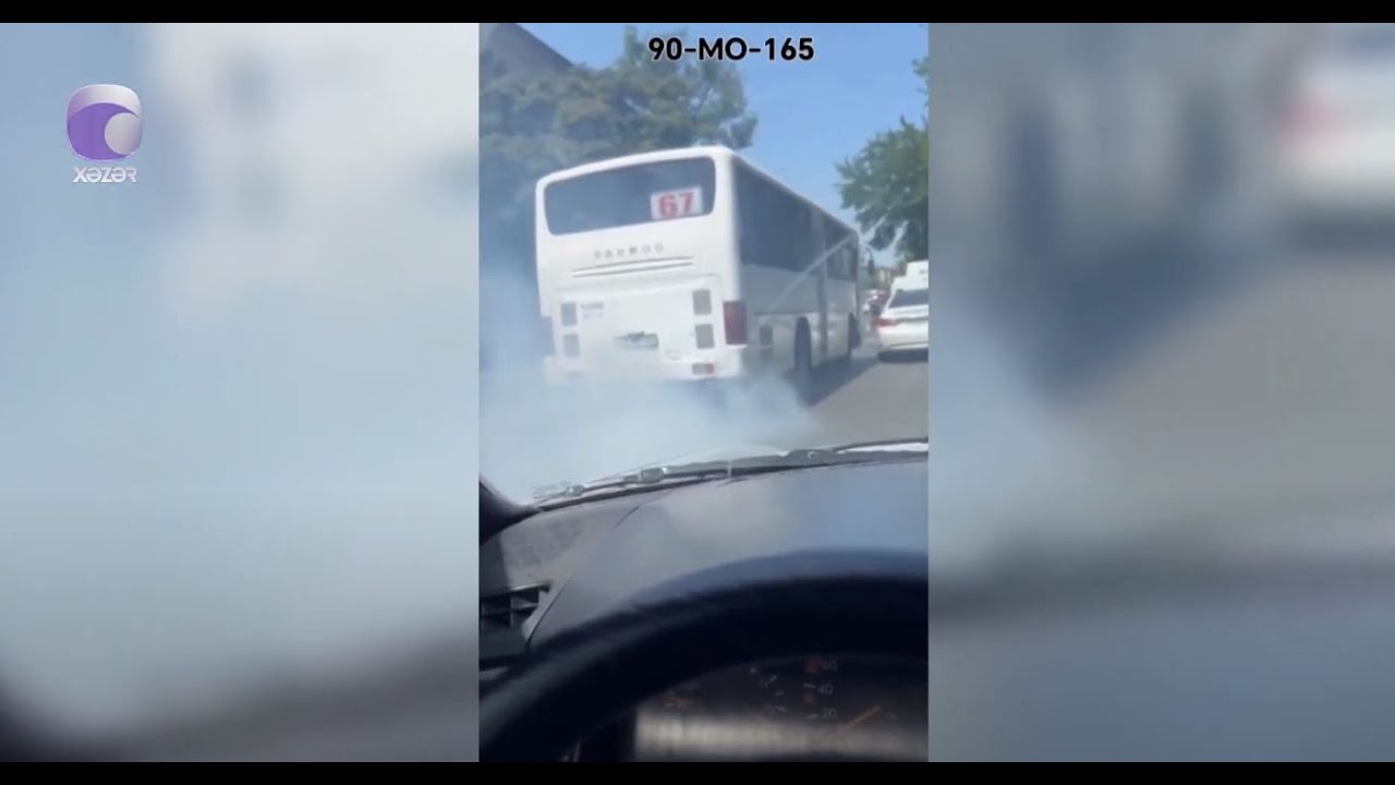 Avtobus sürücüsündən gülünc AÇIQLAMA... Tüstüləmə İSTİDƏNDİR...