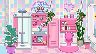 TOCA LIFE WORLD: Toca Hack - Cute Pink Bathroom Idea ?? ? Toca Boca ?