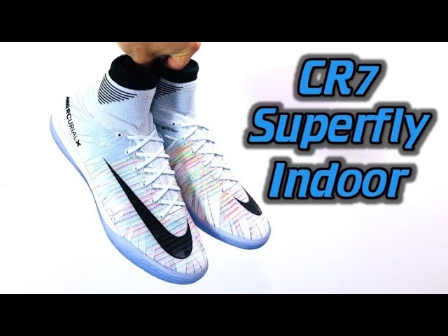white cr7 indoor shoes