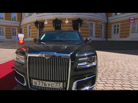 Инаугурация президента в РФ 2018 на первом лимузине из проекта «Кортеж»