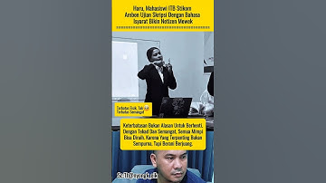 Haru, Mahasiswi Ujian Skripsi dengan Bahasa Isyarat #short #shorts #tranding #viralshorts #fyp