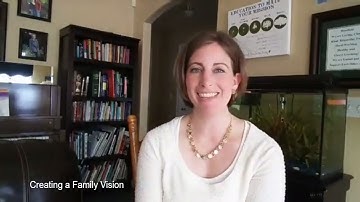 The Hossfields creating a Family "Vision"