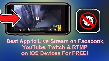 Best App to Live Stream on Facebook, YouTube, Twitch & RTMP on iOS Devices For FREE!