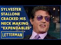 Sylvester Stallone&#39;s Neck-Cracking Moment on &#39;The Expendables&#39; Set | Letterman