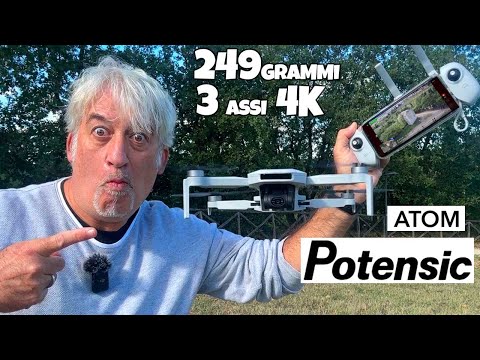 Alternativa a DJI? POTENSIC ATOM 249g - 290€ - 3 assi 4K il MIGLIOR DRONE