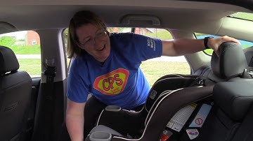 How to install a front facing car seat