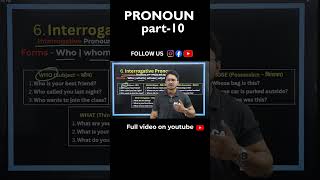 SSC| CGL| CHSL | English Interrogative  Pronoun Rule| PAWAN SIR