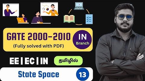 Lec 13 | Unit-3 | IN GATE 2000 to 2010 | Control Systems - State space analysis | @JSMS2.0