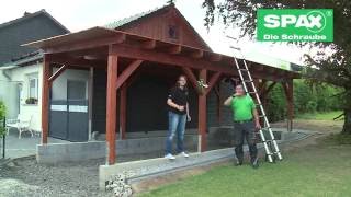 CARPORT bauen mit SPAX