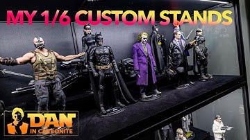 My 1/6 Custom Stands - Hot Toys - Inart - Moducase - One Sixth Scale Figures