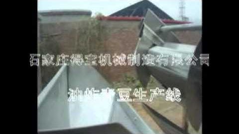 Green bean frying line