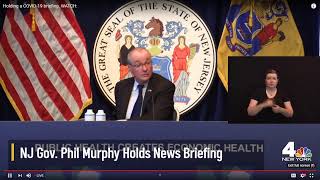 NJ Gov. Murphy Holds Daily Coronavirus Briefing