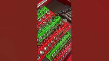 Revamp Your Tool Organization With These Colorful Socket Organizers In Your Toolbox! 📹Alan H #shorts