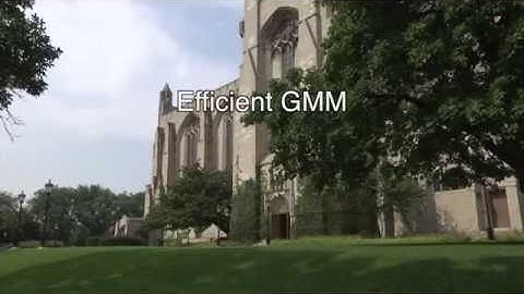 7.4 Efficient GMM