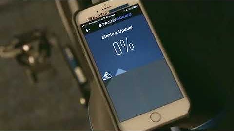 Stages Indoor Cycling Service How To Update Power Meter Firmware Using the StagesPower App SD