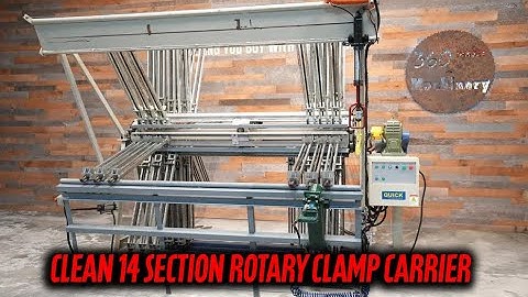 FPPOV - Quick 14 section 8.5′ Rotary Glue Clamp Carrier