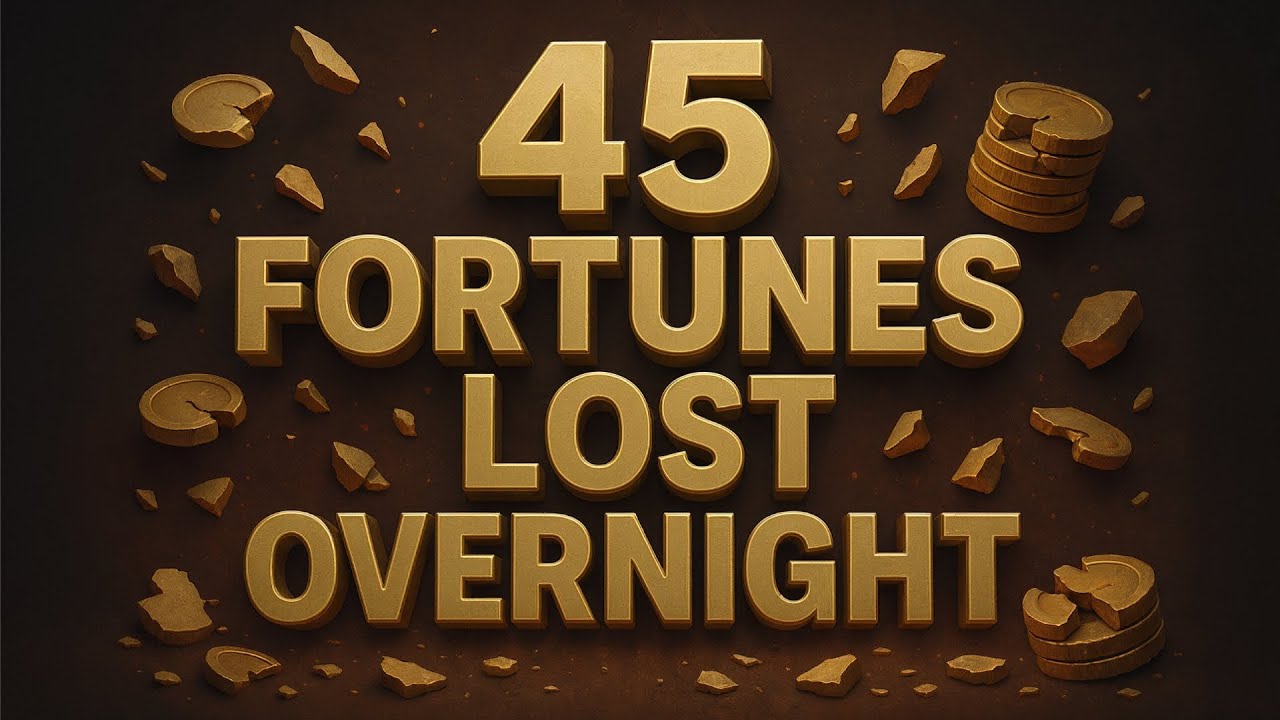 45 Stupidest Ways People Lost Their Entire Fortune Overnight