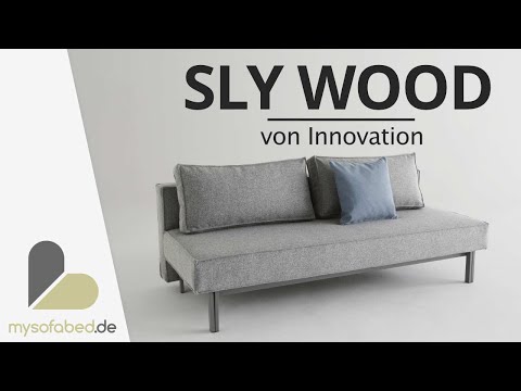 Vorschau: Schlafsofa SLY WOOD von Innovation - mysofabed.de