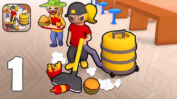 Clean It: Restaurant Cleanup - Part 1 Idle Restaurant Cleanup Manager - Gameplay Walkthrough