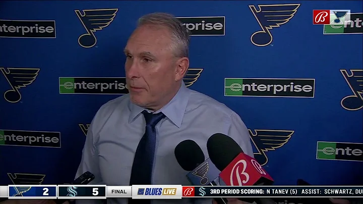 Berube after loss to Kraken: 'When you don't have the legs, you've got to play smarter'