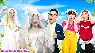 THE THIEF PRESENTED TO BE MY MOTHER | Real and fake brides || BON BON MEDIA