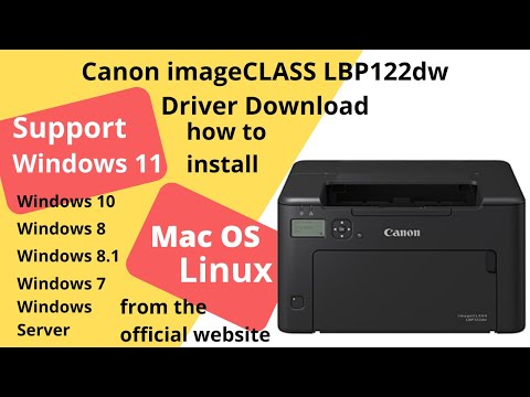 Canon imageCLASS LBP122dw Driver Download  and Setup Windows 11 Windows 10, Mac 14, Mac 13