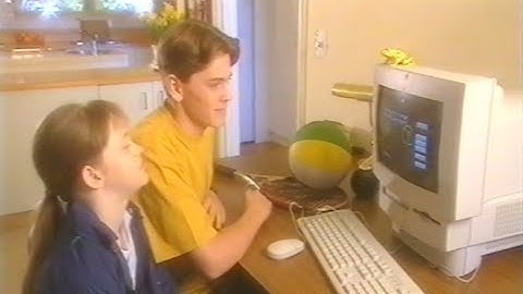 Dorky 1995 Apple Computer instructional video