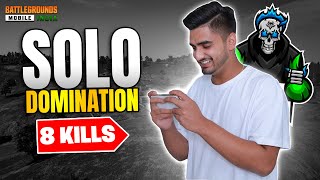 This How I Dominate In T1 Scrims | 8 Kills Solo Domination WWCD