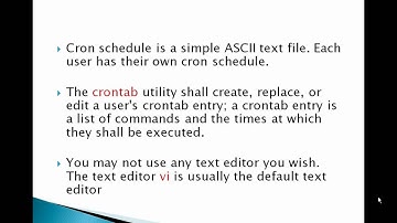 Crontab Tutorial