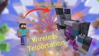 Infinite Wireless Teleportation in Survival Minecraft! 1.16.2+