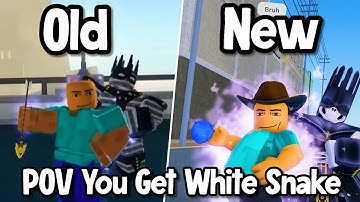 POV You Get White Snake In Old YBA Vs New YBA